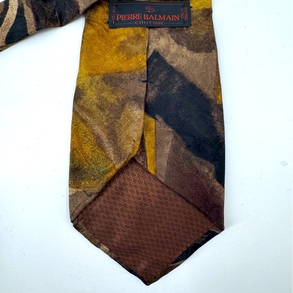 Pierre Balmain 100% Silk Tie - Made in Italy - Picture 4 of 7
